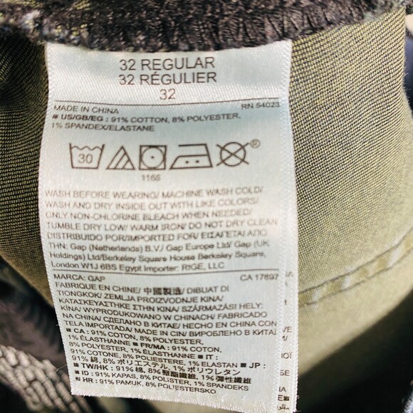 Gap Resolution Blue Stretch Legging Pants Cotton Denim Jeggings Skinny Fit 32 R - Picture 8 of 8